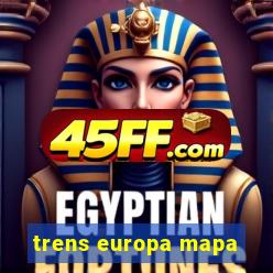 trens europa mapa